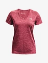 Dames T-shirt Under Armour  Tech SSV - Twist-PNK