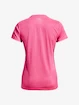 Dames T-shirt Under Armour  Tech SSV - Twist-PNK