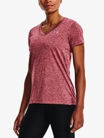 Dames T-shirt Under Armour Tech SSV - Twist-PNK