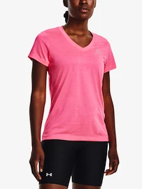 Dames T-shirt Under Armour Tech SSV - Twist-PNK