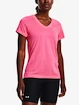 Dames T-shirt Under Armour  Tech SSV - Twist-PNK XS