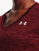 Dames T-shirt Under Armour  Tech SSV - Twist-RED