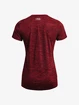 Dames T-shirt Under Armour  Tech SSV - Twist-RED