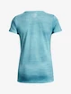 Dames T-shirt Under Armour  Tech Tiger SSC-BLU