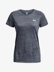 Dames T-shirt Under Armour   Tech Tiger SSC-GRY