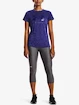 Dames T-shirt Under Armour  Tech Twist BL Gel SSC-BLU