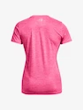 Dames T-shirt Under Armour  Tech Twist LC Crest SSV-PNK