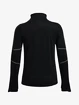 Dames T-shirt Under Armour  Train CW 1/2 Zip-BLK