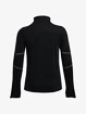 Dames T-shirt Under Armour  Train CW 1/2 Zip-BLK