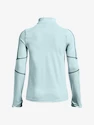 Dames T-shirt Under Armour  Train CW 1/2 Zip-BLU