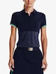 Dames T-shirt Under Armour  Zinger Point SS Polo-NVY