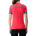 Dames T-shirt UYN  RUNNING ULTRA1 OW SHIRT rose red