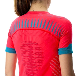 Dames T-shirt UYN  RUNNING ULTRA1 OW SHIRT rose red