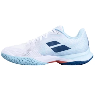 Dames tennisschoenen Babolat Jet Mach 3 AC Women White/Angel Blue  EUR 39