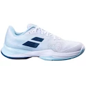 Dames tennisschoenen Babolat Jet Mach 3 AC Women White/Angel Blue  EUR 39