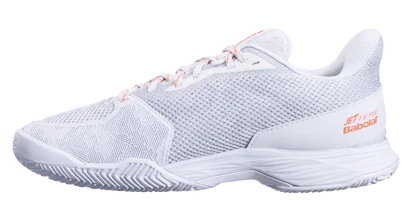 Dames tennisschoenen Babolat Jet Tere Clay White/Living Coral