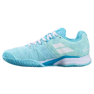 Dames tennisschoenen Babolat Propulse Blast Clay Tanger Turquoise