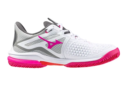 Dames tennisschoenen Mizuno Wave Exceed TOUR 6 CC White/Radiant Red/Quiet Shade  EUR 40