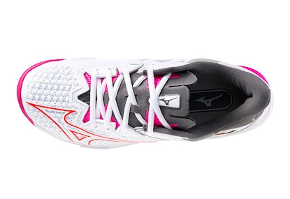 Dames tennisschoenen Mizuno Wave Exceed TOUR 6 CC White/Radiant Red/Quiet Shade  EUR 40