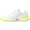 Dames tennisschoenen Wilson Intrigue PRO White/Safety Yellow