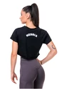 Dames top Nebbia  Fit & Sporty crop top black