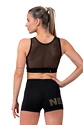 Dames top Nebbia Intense Gold Mesh Mini Top 830 black