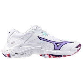 Dames zaalschoenen Mizuno Wave Lightning Z8 W White/Violet Indigo