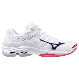 Dames zaalschoenen Mizuno Wave VOLTAGE 2 W White/Violet Indigo