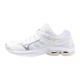 Dames zaalschoenen Mizuno  Wave Voltage 2 White/Aleutian/Cloud Pink