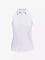 Dameshemd Under Armour  Zinger Sleeveless Polo White