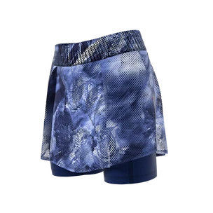 Damesrok adidas  Melbourne Tennis Skirt Multicolor/Blue M