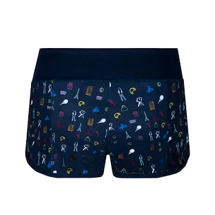 Damesshort BIDI BADU  Chidera Tech 2 In 1 Shorts Dark Blue, Mixed L