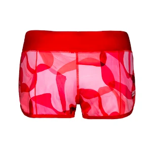 Damesshort BIDI BADU  Elani Tech 2 In 1 Shorts Red/Orange