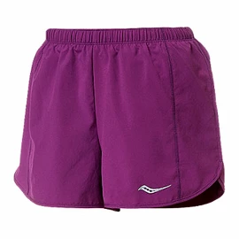 Damesshort Saucony Rush 3" Woven Purple