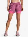 Damesshort Under Armour  Fly By 2.0 2N1 Short-PNK S