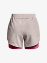 Damesshort Under Armour  Fly By Elite 2-in-1 Short-GRY