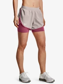 Damesshort Under Armour Fly By Elite 2-in-1 Short-GRY