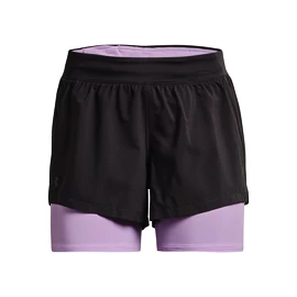 Damesshort Under Armour Iso-Chill Run 2N1 Short-GRY