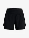 Damesshort Under Armour  RUN STAMINA 2IN1 SHORT-BLK