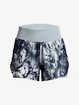 Damesshort Under Armour  Train Anywhere 2n1 Print-BLU