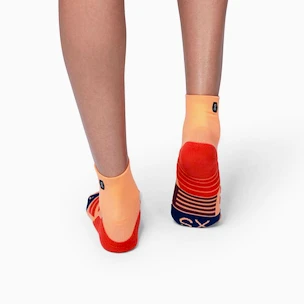 Damessokken On  Mid Sock Coral/Navy  L