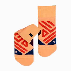 Damessokken On  Mid Sock Coral/Navy  L