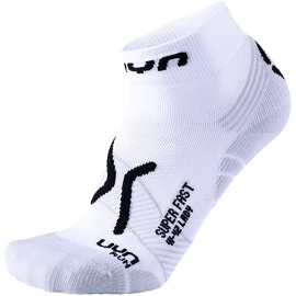 Damessokken UYN RUN SUPER FAST SOCKS White/Black