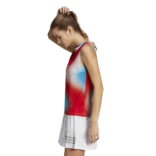 Damestop adidas  Melbourne Printed Match Tank White/Red/Blue