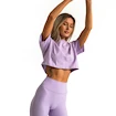 Damestop GymBeam  Limitless Cropped T-shirt Lavender