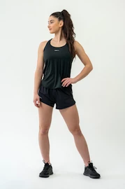 Damestop Nebbia FIT Activewear Tank Top “Airy” with Reflective Logo black