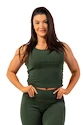 Damestop Nebbia  Organic Cotton Ribbed Tank Top 414 dark green M