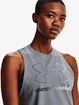 Damestop Under Armour  Live Sportstyle Graphic Tank Steel Medium Heather Gray