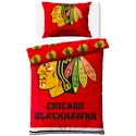 Dekbedovertrek Official Merchandise  NHL Chicago Blackhawks 140x200/70x90 cm