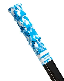 Einddop voor ijshockeystick RocketGrip Hole Camo Grip Blue